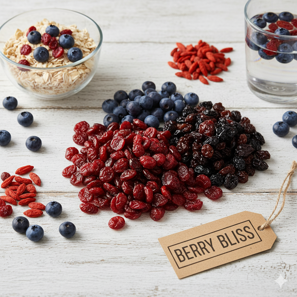Berry Bliss: Sweet & Tangy Goodness, Naturally Dried